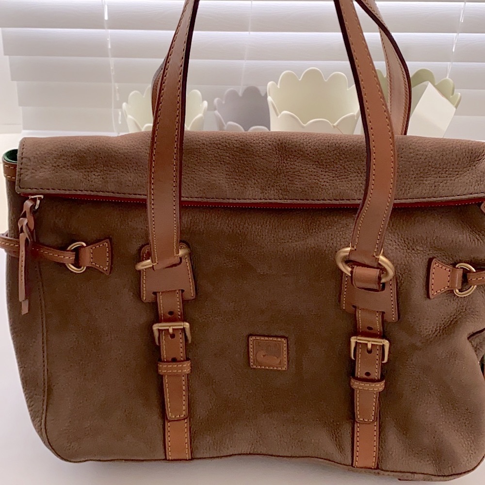 Brand New Limited Dooney and Bourke Suede Handbag - Picture 1 of 9